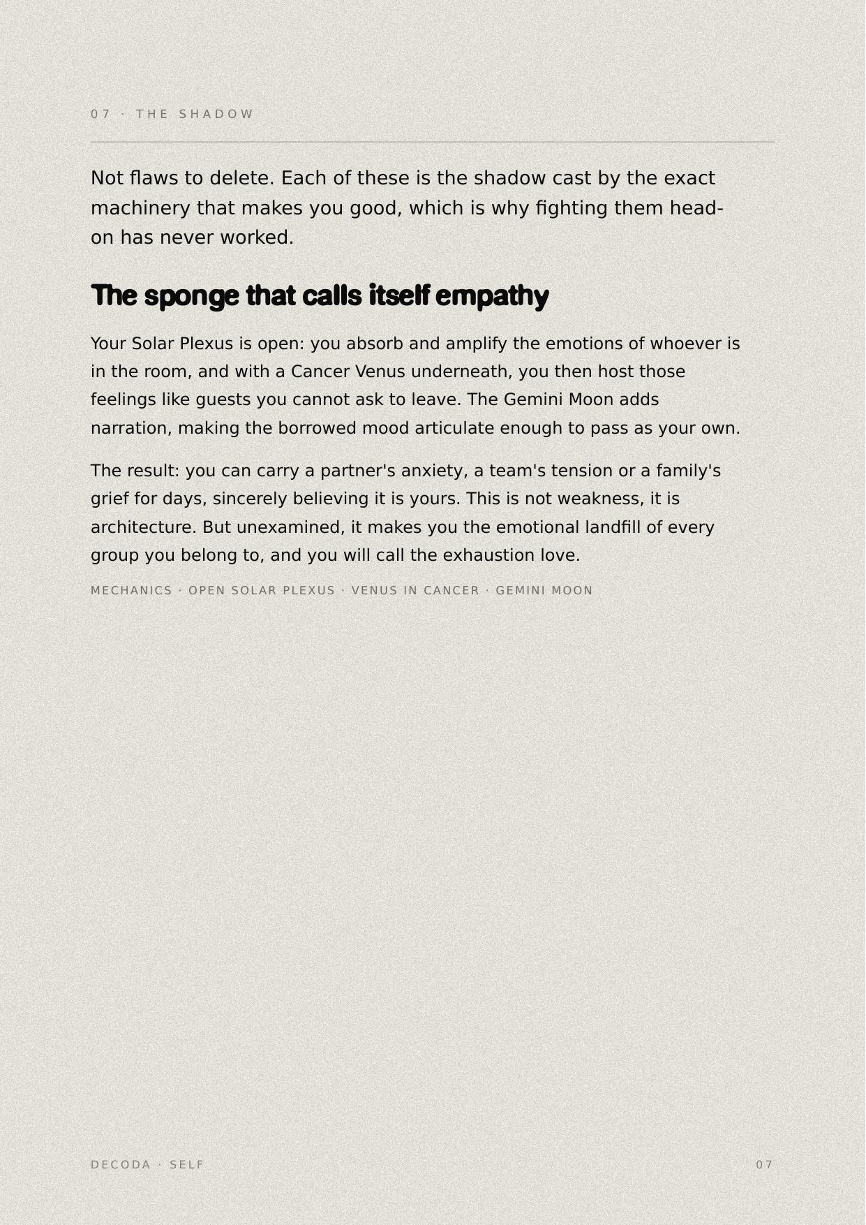 Sample page: the shadow