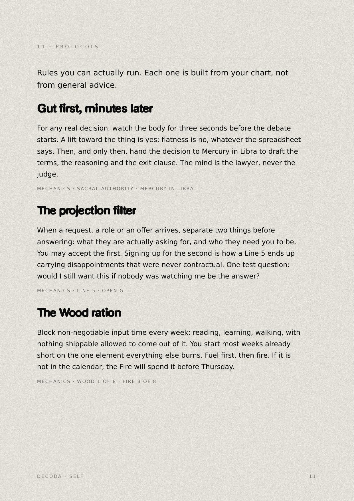 Sample page: protocols